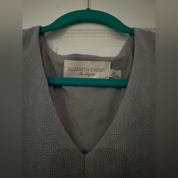 Anthropologie Elizabeth Crosby Princeps Waistless V-Neck Pullover Shift Dress - Picture 4 of 4